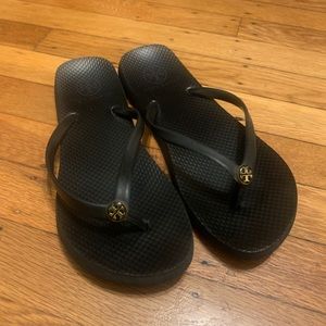 Tory Burch black flip flops
